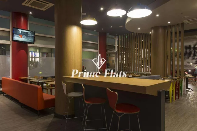Imagem Flat disponível para venda no Hotel Íbis Tamboré, com 19m², 1 dormitório e 1 vaga