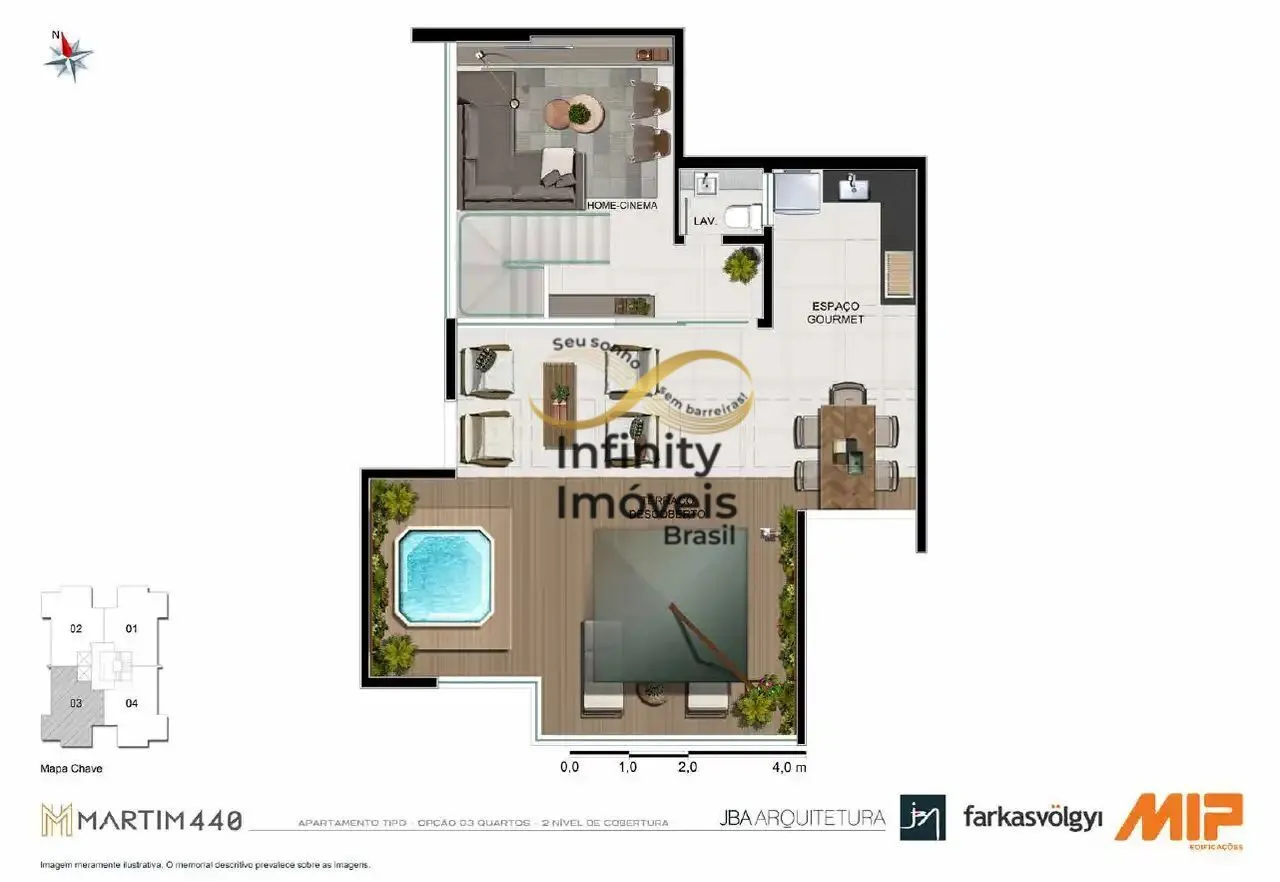 Imagem MARTIM 440 - Apartamento à venda no bairro Santo Agostinho - Belo Horizonte/MG