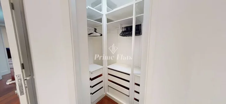 Imagem Flat disponível para locação no The Sutton House em Moema, com 120m², 3 dormitórios e 2 vagas
