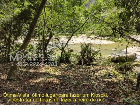 Imagem Com 70 Metros de frente paro Rio do Braço, em São Valentim À 13Km do Centro de Nova Trento. Sendo 7Km de estrada de Barro.