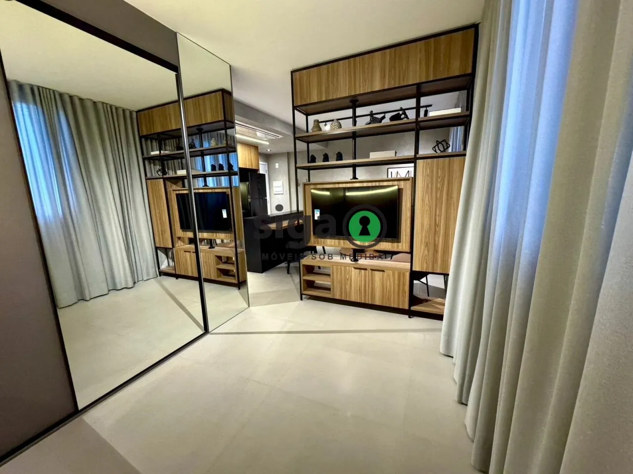 Imagem Apartamento para locação 38m² com vaga todo mobiliado localizado no eixo Berrini x Chucrizaidan.
