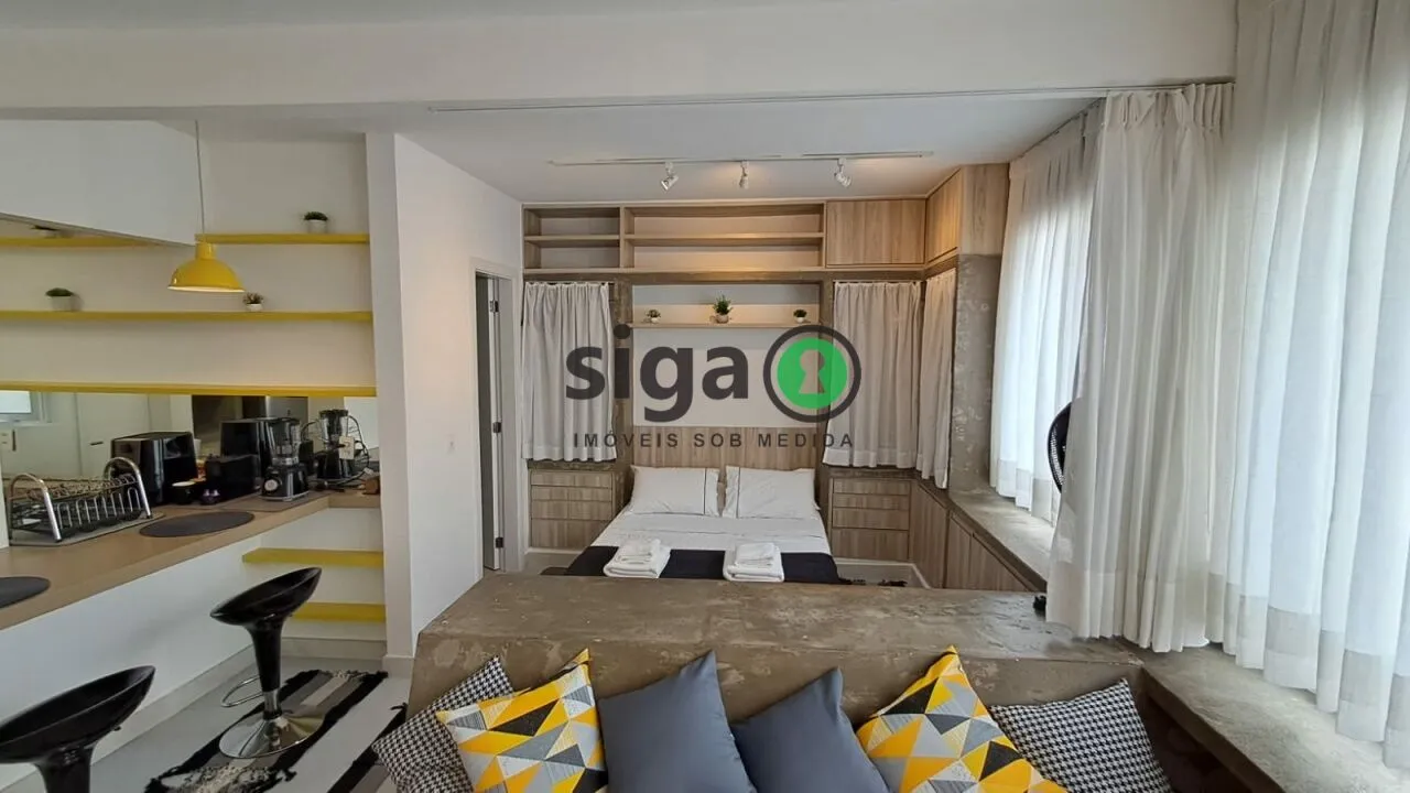 Imagem Apartamento de 60 metros - com 1 dormitórios na Santa Cecilia 60.