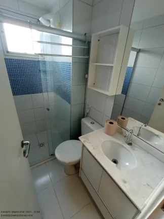 Imagem Apartamento para locação em Lauro de Freitas-BA, Buraquinho: 2 quartos, 1 suite, 2 salas, 1 banheiro, 1 vaga, 63m².