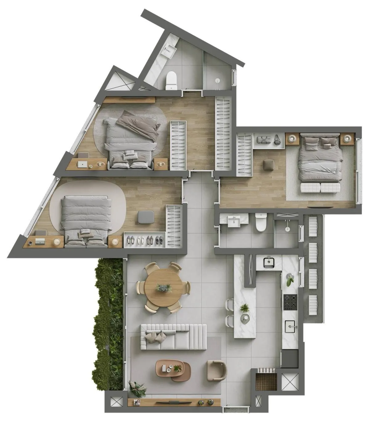 Imagem Apartamento de luxo com 3 quartos, 102m2, à venda em Torres