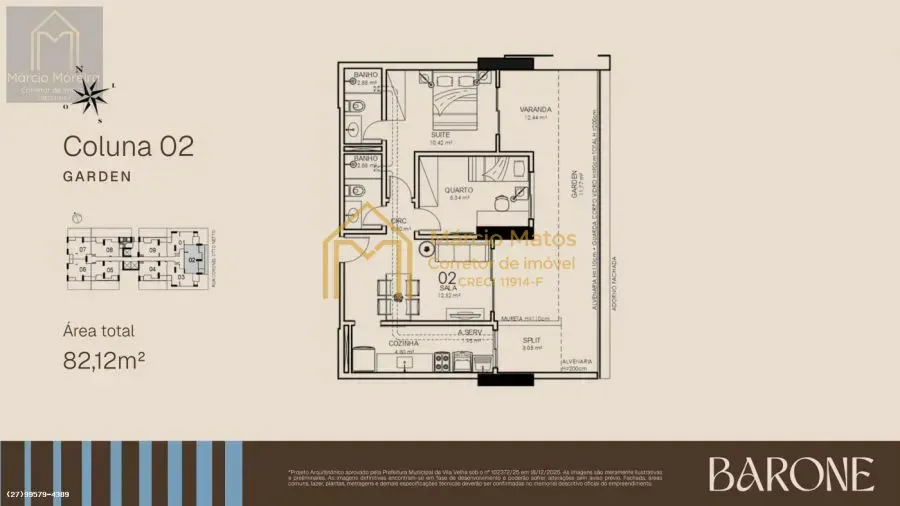 Imagem APARTAMENTO PARA VENDA EM VILA VELHA, JOCKEY DE ITAPARICA, 2 DORMITÓRIOS, 1 SUÍTE, 2 BANHEIROS, 1 VAGA