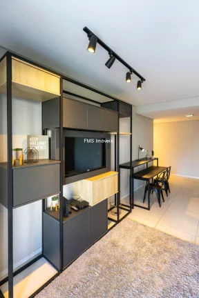 Imagem Apartamento à venda em São Paulo-SP, Itaim Bibi: 1 quarto, 1 sala, 1 banheiro, 1 vaga de garagem, 48m². Venha conferir!
