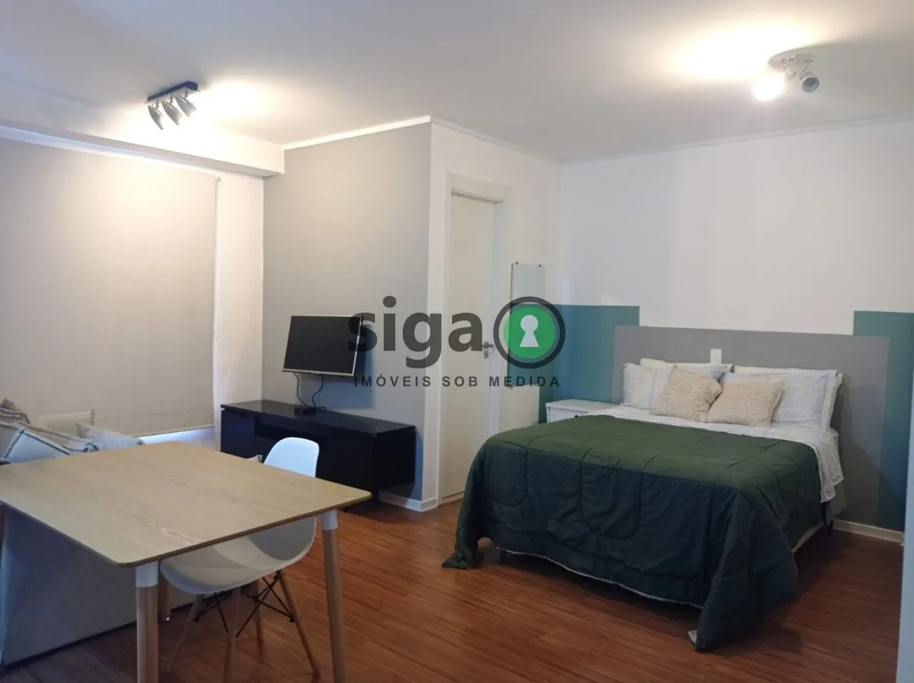 Foto do imóvel Apartamento no Brooklin com 1 quarto e 1 vaga - 32m² - Venda e Locação