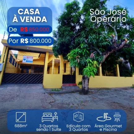 Foto do imóvel CASA RESIDENCIAL em MANAUS - AM, SÃO JOSÉ OPERÁRIO