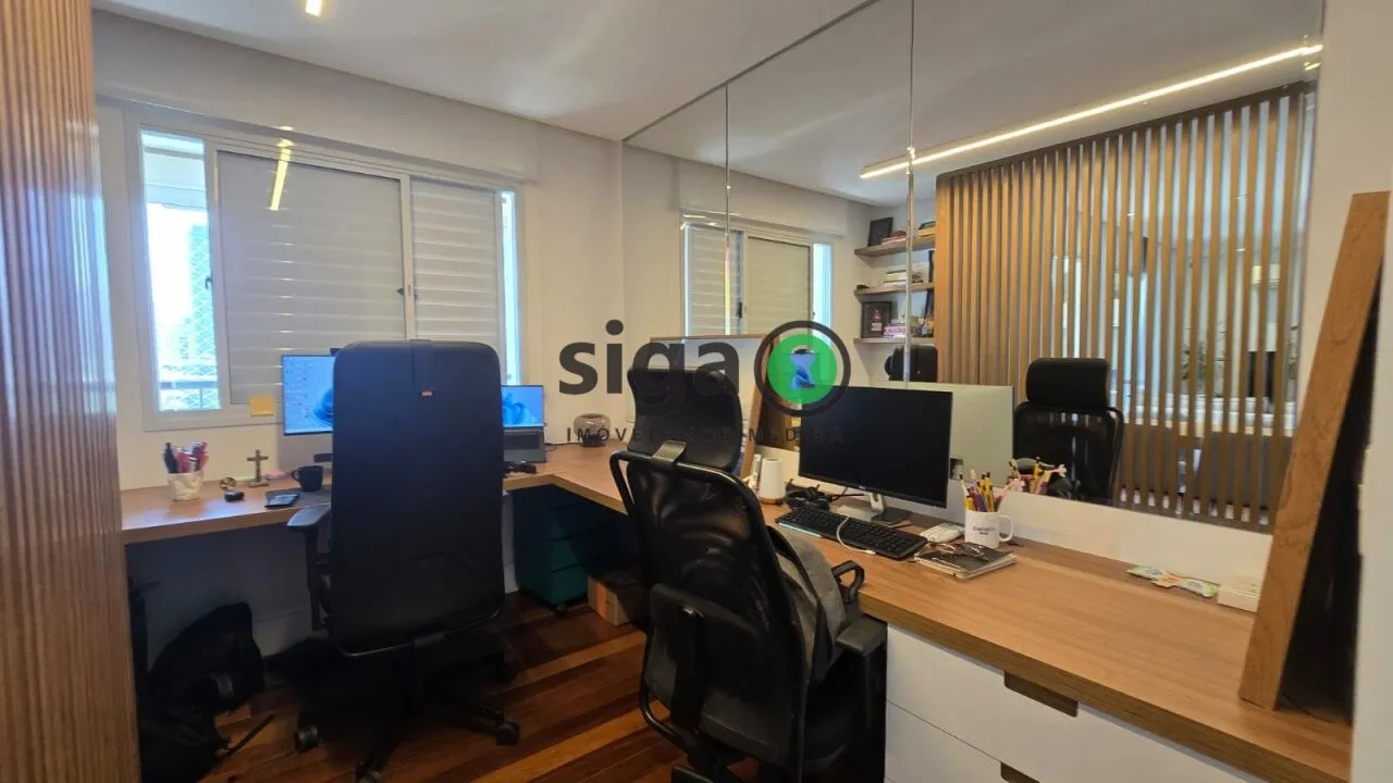 Imagem Apartamento sofisticado de 95m² no Brooklin com varanda gourmet e sol da manhã!!