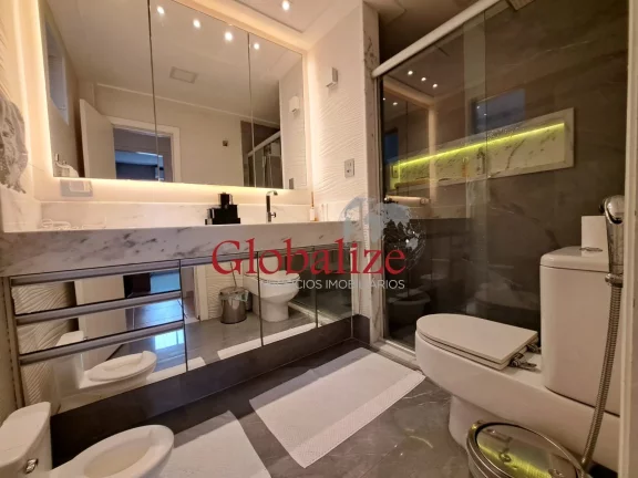 Imagem Apartamento à venda com 84m², 2 quartos, 2 banheiros, dependência, 1 vaga por R$536.000,00 n0 Campo Grande em Santos