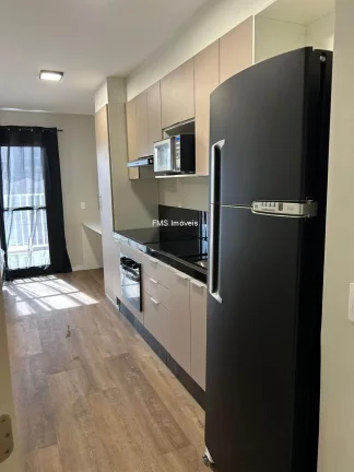 Imagem Apartamento à venda ou locação em Santo Amaro, com 1 quarto, 1 banheiro, 27m² de área.