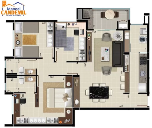 Imagem Apartamento à venda em Joinville bairro Saguaçu,