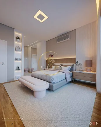 Imagem Casa Sobrado 4 dormitórios ( 4 suítes), 4 vagas, Terras Alpha, Sjc.