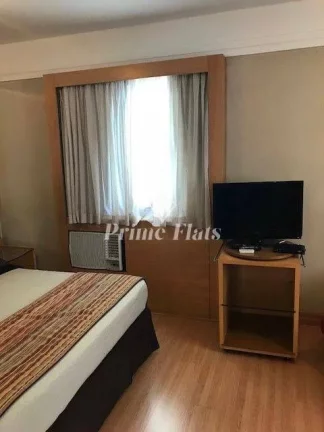 Imagem Flat disponível para venda no Transamérica Executive Bela Cintra no Jardim Paulista, com 30m², 1 dormitório e 1 vaga
