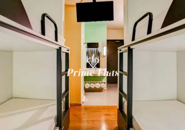 Imagem Flat disponível para venda no Íbis Budget Tamboré, com 13m², 1 dormitório e 1 vaga de garagem