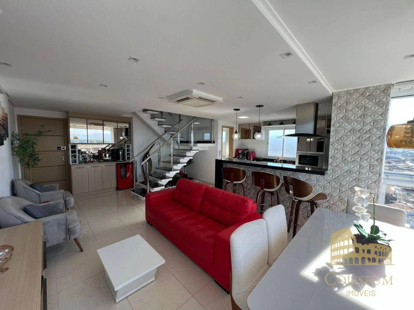 Foto do imóvel Cobertura com 3 dormitórios à venda, 143 m² por R$ 1.450.000,00 - Vilamar - Praia Grande/SP