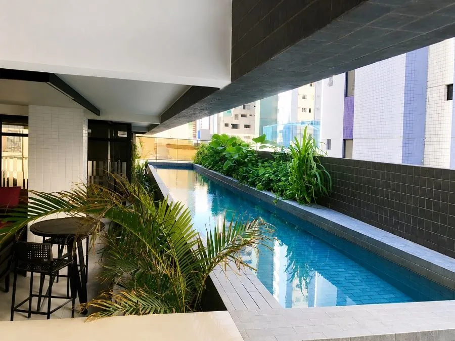 Imagem Apartamento de 32m² em Tambaú com 1 quarto, terraço, vaga de garagem e condomínio completo, a poucos minutos da praia.
