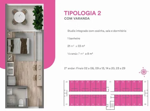 Imagem Entrada Facilitada e Parcelas Menores que o Aluguel l Studio de 22m² l Sem Varanda - Norte da Ilha, Florianópolis/SC