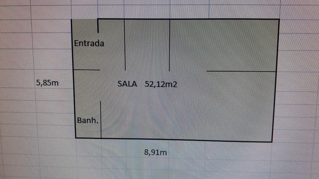 Imagem Sala de alto padrão, 52 m², vaga de garagem, Bairro Passo da Areia, mobiliada