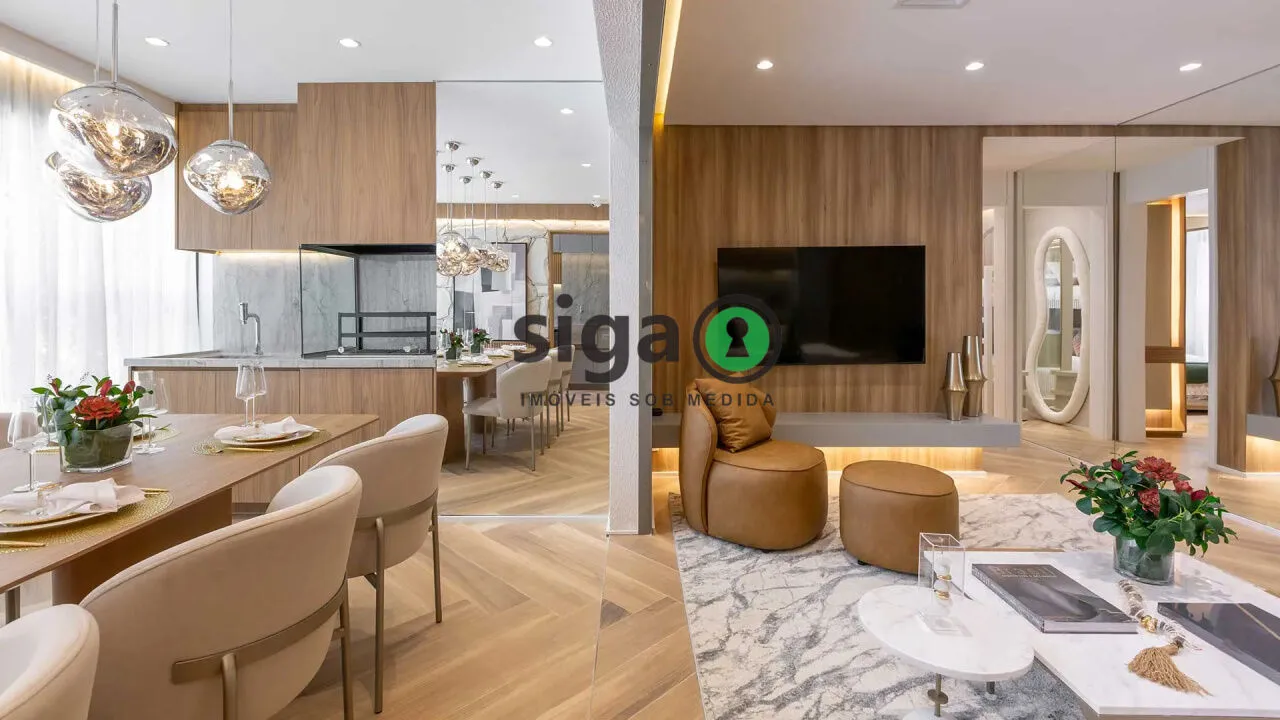 Imagem Apartamento à venda no Brooklin ? 100m², 3 dormitórios, 2 vagas com quadra de Tênis!