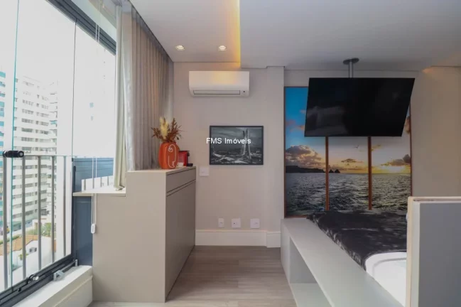Imagem Apartamento à venda ou locação em Cerqueira César, em São Paulo-SP: 1 quarto, 1 sala, 1 banheiro, 31m² de área.