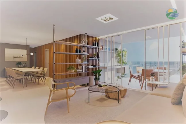 Imagem Cobertura de luxo 04 suites, 309,59m2, em Cabo Branco, João Pessoa, Paraíba.