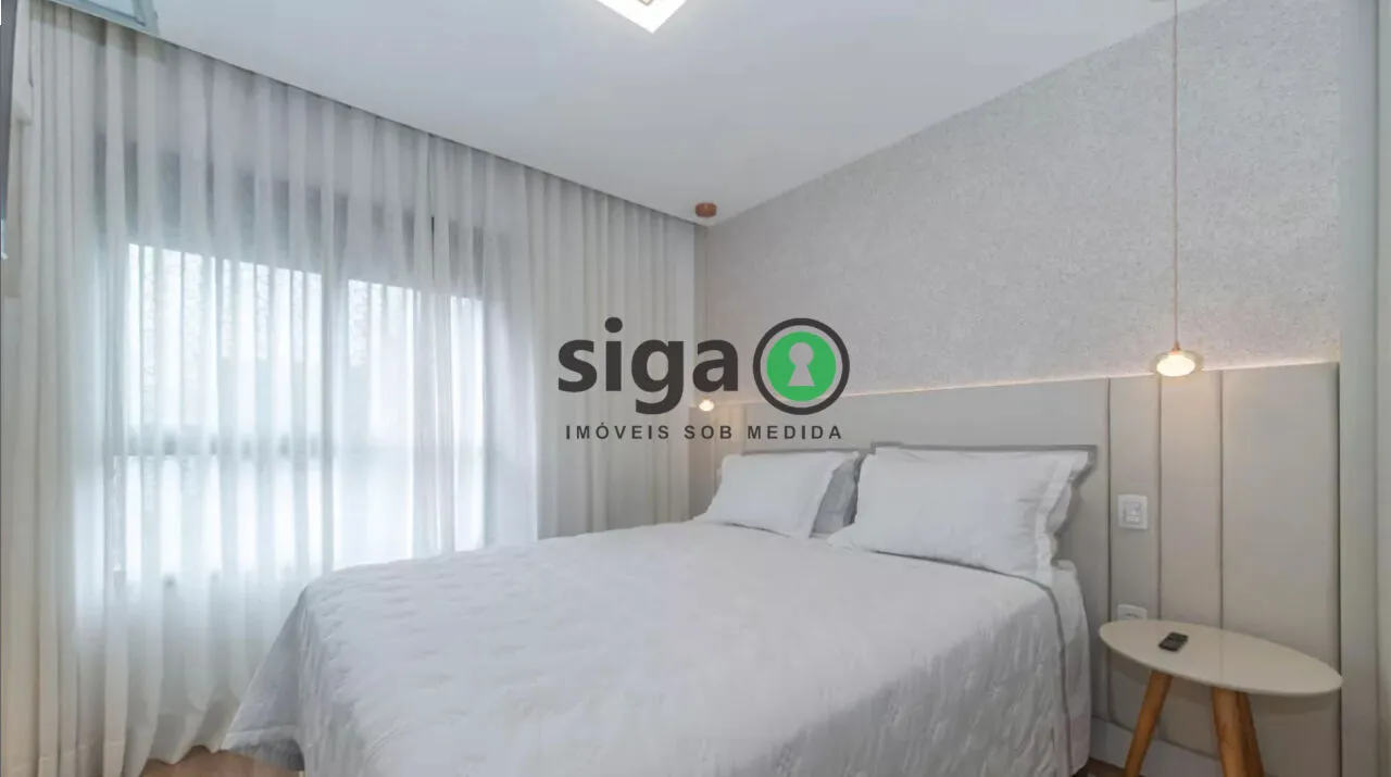Imagem Apartamento com 2 dormitórios à venda no Brooklin - São Paulo - SP - Mobiliado