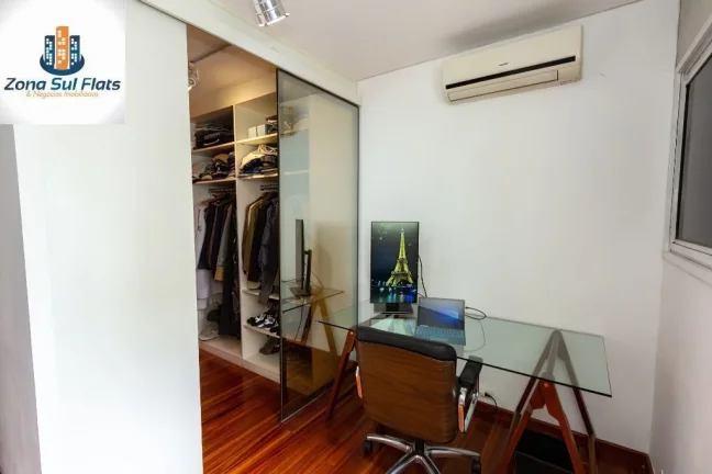 Imagem Apartamento Para Alugar No Itaim Bibi Com 2 Suítes e 1 Vaga - Mobiliado