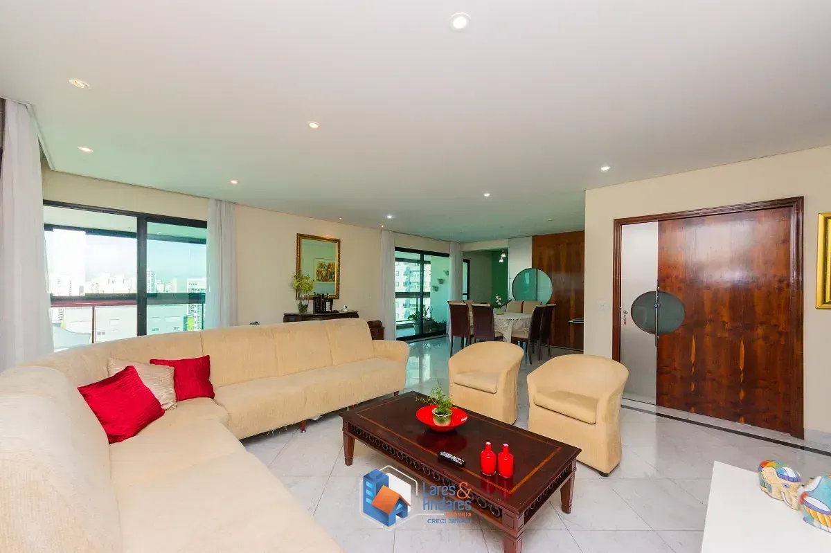Imagem Apartamento para venda em Campo Belo com 4 quartos, sendo 3 suítes, 242m²