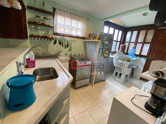 Imagem Casa diferenciada a Venda em condomínio frente mar, Área externa ampla e privativa com churrasqueira em Búzios, 550.000,00.