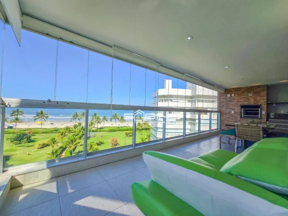 Imagem Apartamento pé na Areia frontal à Venda, com 4 Suítes 221m² - 3 vagas, Riviera de São Lourenço Bertioga SP