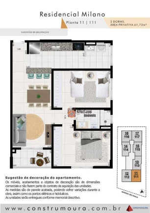 Imagem Apartamento com 2 dormitórios à venda, 61,72 m² a partir de R$ 483.144,00 - Jardim Praia Grande - Mongaguá/SP