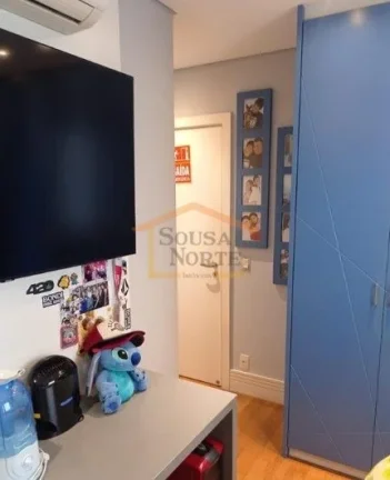 Imagem Apartamento mobiliado com 3 dormitórios, sendo 3 suites, varanda com fechamento em vidro, churrasqu...