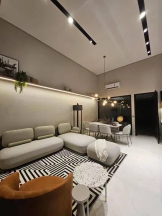 Imagem Casa mobiliada e decorada em residencial planejado