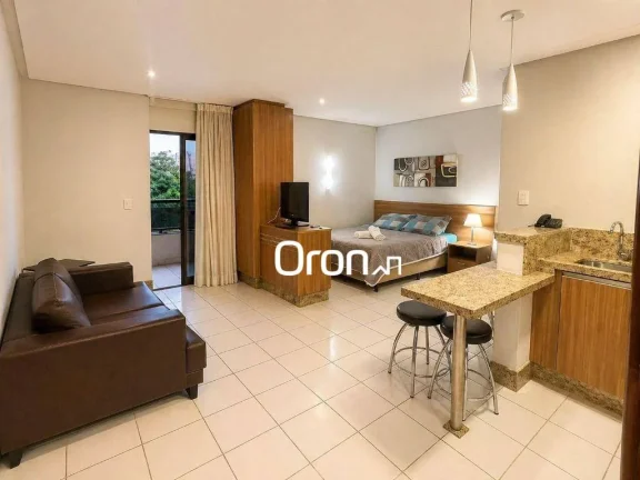 Flat mobiliado com 1 dormitório à venda, 36 m² por R$ 289.900 - Setor Oeste - Goiânia/GO
