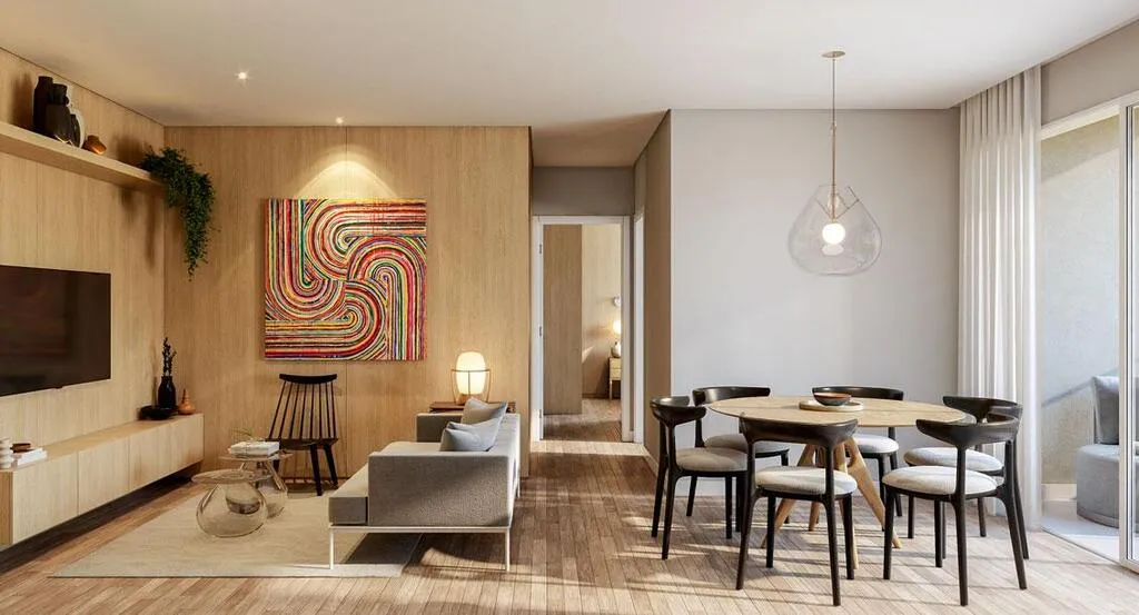 Imagem Apartamento à venda em Curitiba-PR, Campo Comprido: 3 quartos, 1 suíte, 2 banheiros, 2 vagas de garagem, 88,91 m².