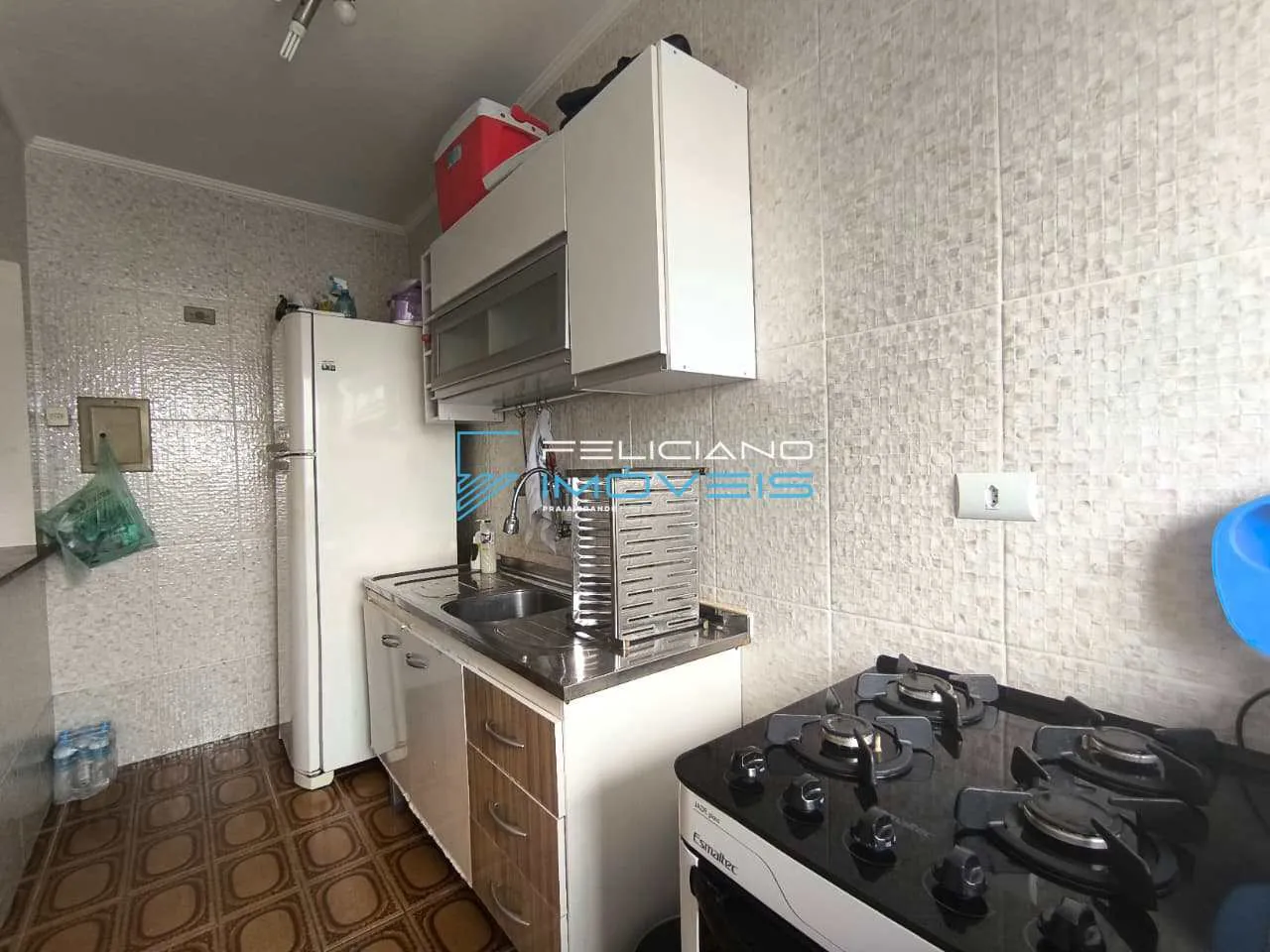 Imagem Apartamento com 1 quarto, Guilhermina, Praia Grande - R$ 360 mil, Cod: 7111