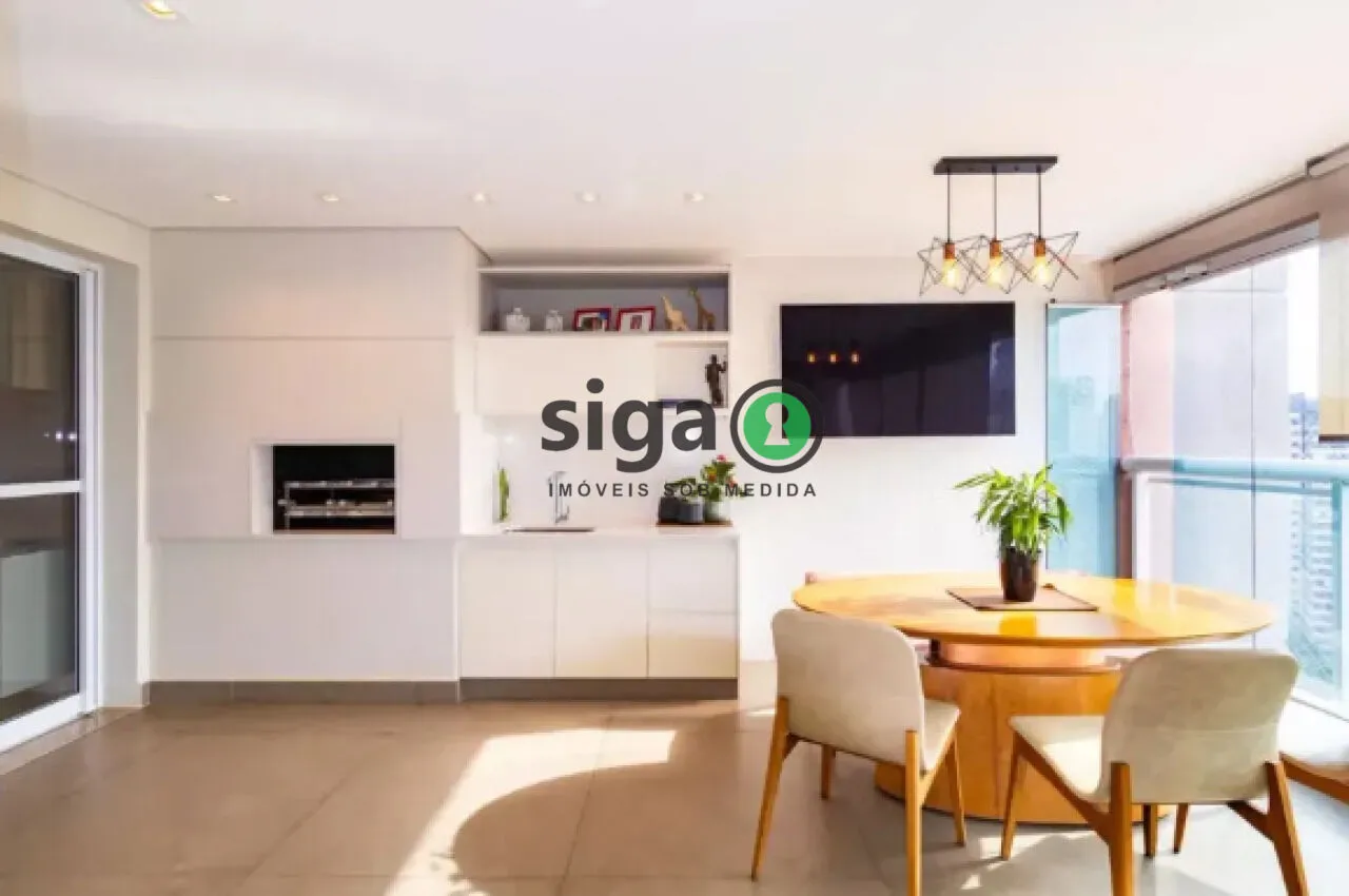 Imagem Apartamento à venda e locação, MOBILIADO, com 184m², 3 quartos e 3 vagas no Morumbi