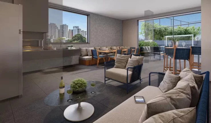Imagem BLUE MARINE HOME RESORT - Studio de 25m², ótima localização, a 300?m da estação São Judas do metrô!