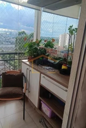 Imagem Apartamento de 64 m², com 3 dormitórios, sendo 1 suíte, sala ampla, cozinha, banheiro social, ár...