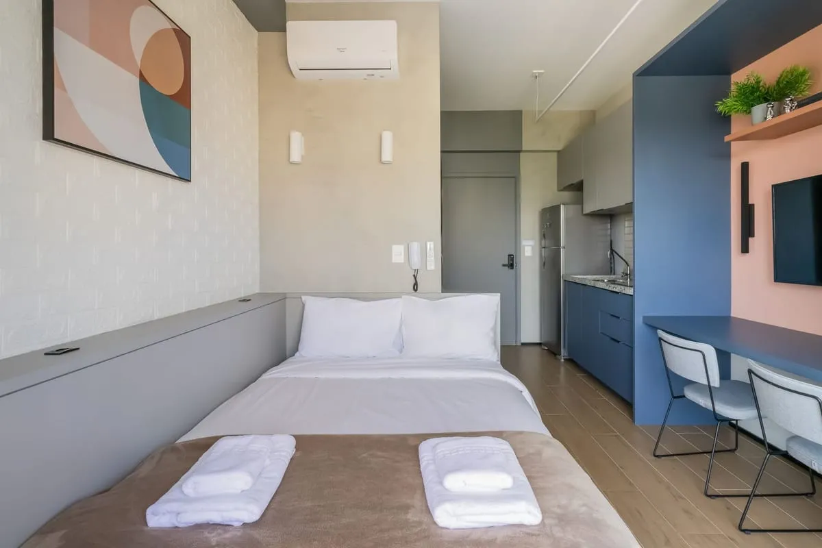 Imagem Apartamento com 1 Quarto para alugar, 27m² - Brooklin