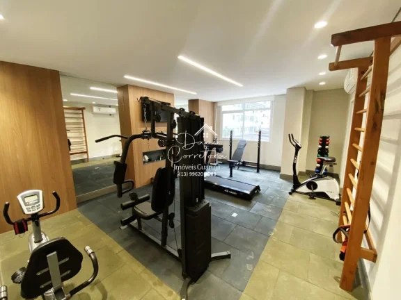 Imagem Apartamento prédio novo, 3 suítes à venda em Guarujá - Pitangueiras, 2 vagas de garagem e 142m² de requinte.