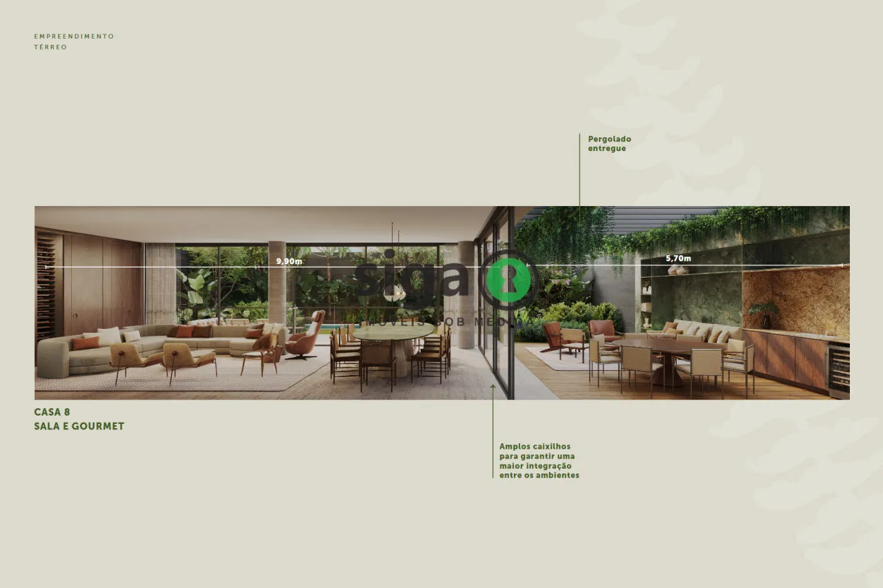 Imagem Casas em condomínio à Venda , no contrapiso, com 4 suites, a partir de 697m², entrega em 06/2026
