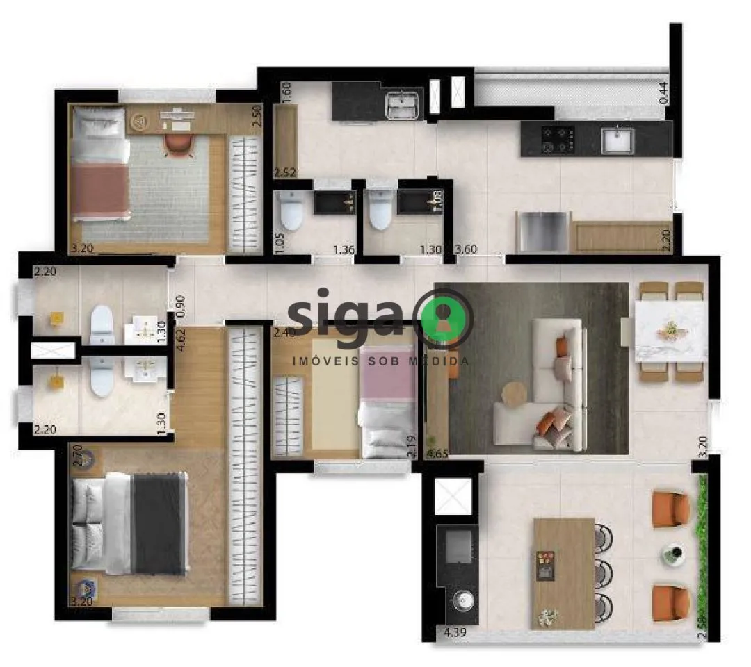 Imagem Apartamento para venda em Pinheiros, São Paulo - SP