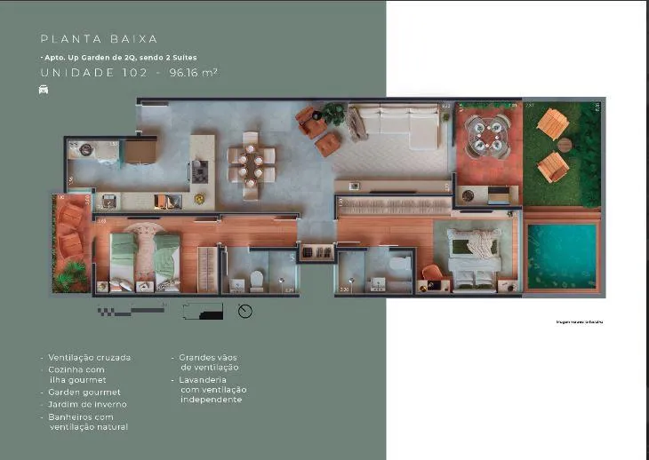 Imagem Okre Alto Humaitá | Humaitá | Apartamentos 2 e 3 quartos