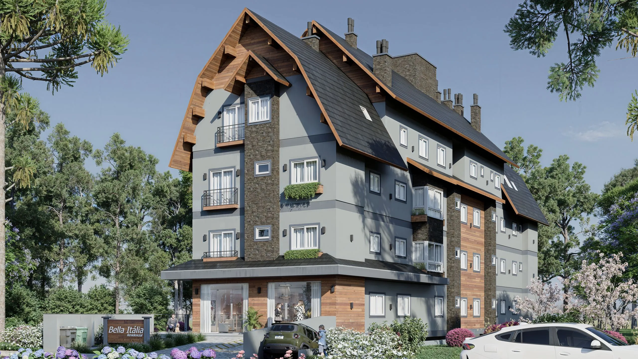 Foto do imóvel Apartamento à venda em Gramado, Moura, com 2 quartos, 52.96m2