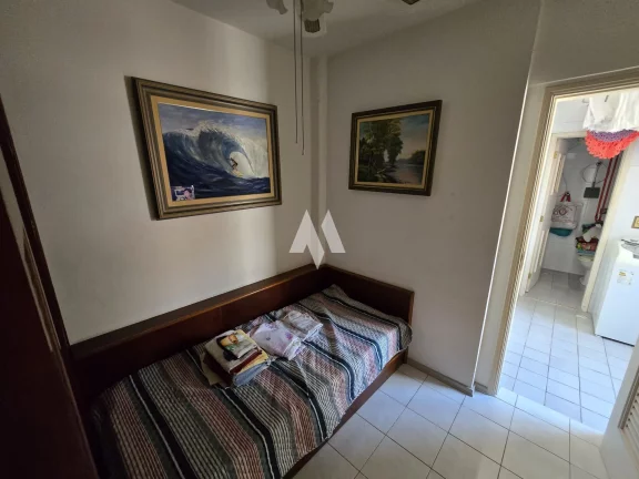 Imagem Apartamento em Aparecida, Santos/SP, 2 dormitórios + 1 reversivel 1 suíte 2 vagas vista mar