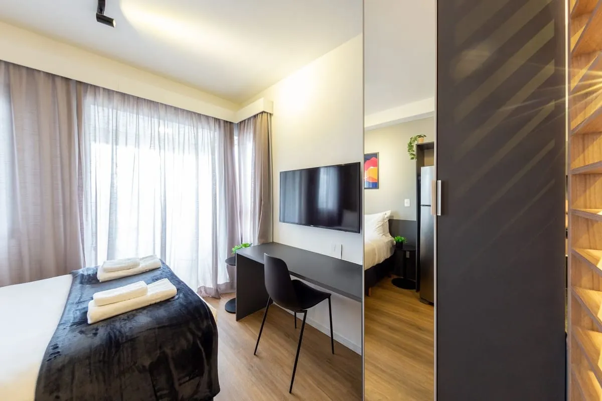 Imagem Apartamento com 1 Quarto para alugar, 27m² - Jardim das Acacias