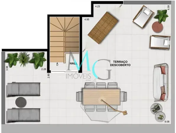 Imagem Apartamento à venda 3 Quartos 1 Suite 1 Vaga 65.03M² Barra da Tijuca Rio de Janeiro - RJ