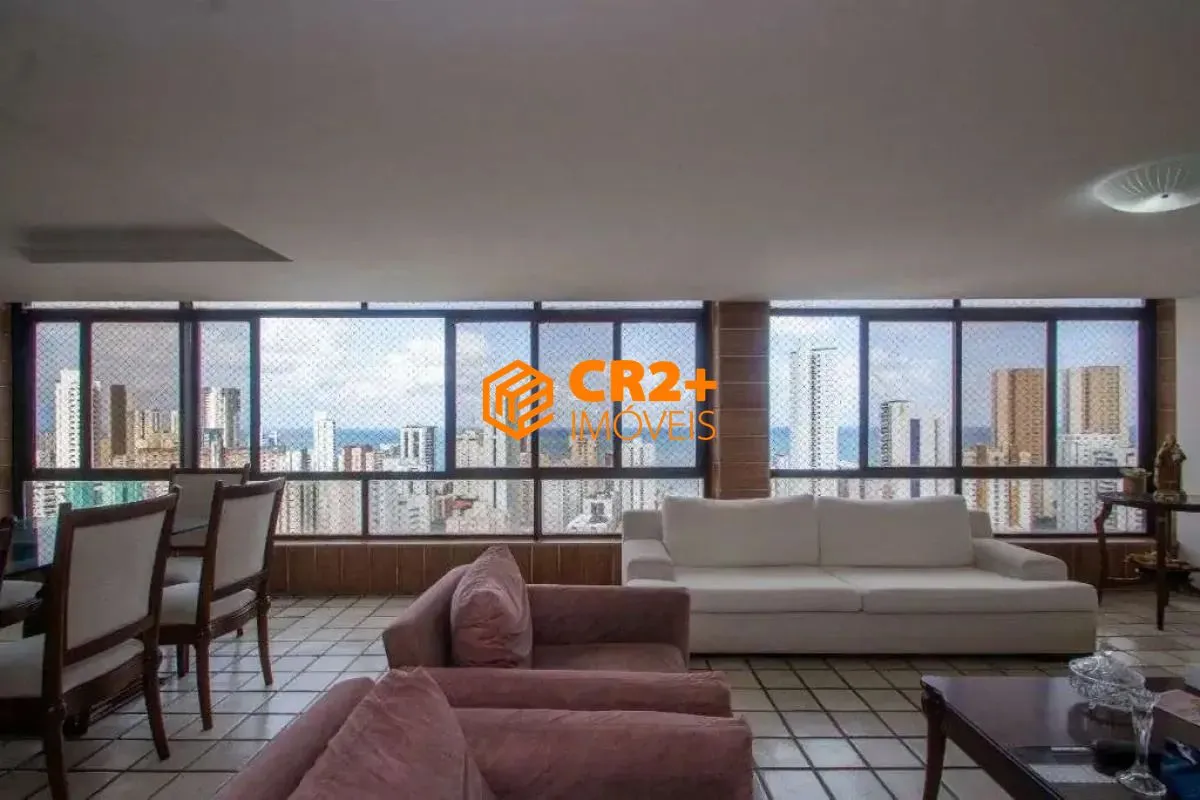 Imagem Apartamento Cobertura com 4 SUÍTES em Boa Viagem- 334m²em Recife